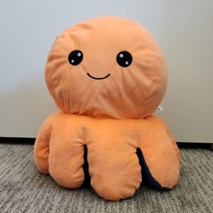 12" Goffa Supersoft Neon Orange / Blue Octopus